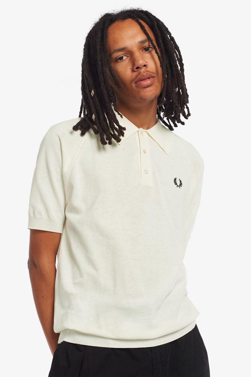 White Fred Perry K7303 Men's Knitwear | PH 1314WNBY